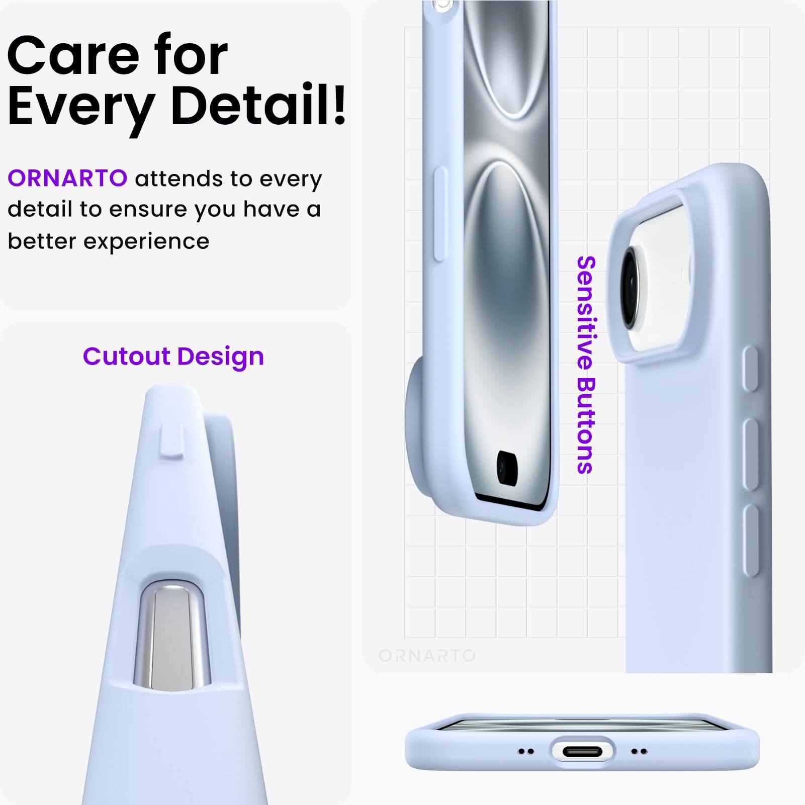 Care for Every Detail!

ORNARTO attends to every detail to ensure you have a better experience

Cutout Design

Sensitive Buttons