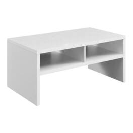 Convenience Concepts - Northfield Admiral Deluxe Coffee Table with Shelves - White