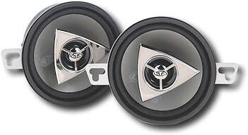 Angle Standard. Rockford Fosgate - 3-1/2" 2-Way Car Speakers with Polypropylene Cone (Pair).