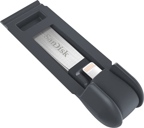SanDisk - Otterbox uniVERSE iXpand 64GB USB 3.0 Apple Lightning Flash Drive - Larger Front