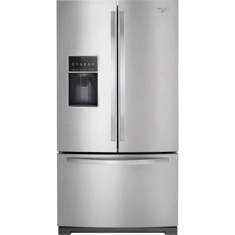 Whirlpool 25 French Door Refrigerator In Fingerprint-resistant 