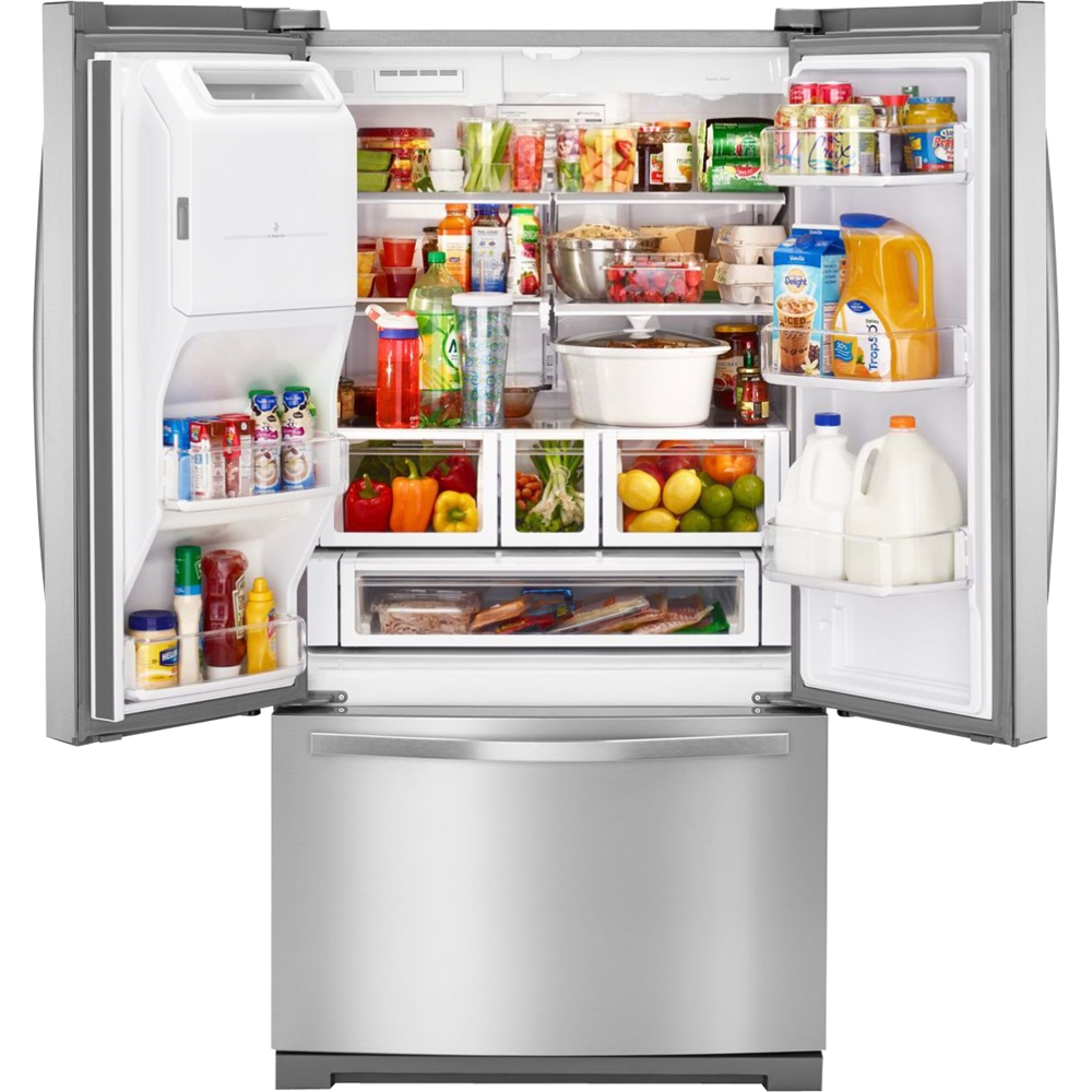 Customer Reviews: Whirlpool 27.0 Cu. Ft. French Door Refrigerator with ...