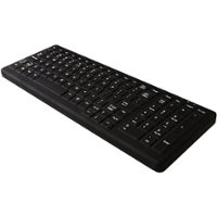 TG3 Electronics - CK103S TKL Wired Scissor Keyboard - Black - Front_Zoom