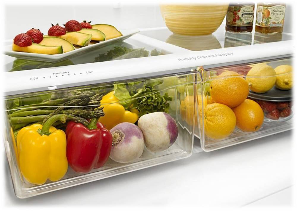 Alt View 13. Amana - 22.1 Cu. Ft. Bottom-Freezer Refrigerator - Black.