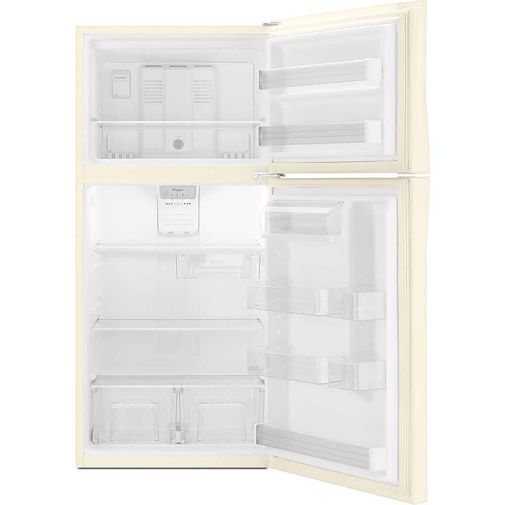 Alt View 1. Whirlpool - 19.2 Cu. Ft. Top-Freezer Refrigerator - Biscuit.
