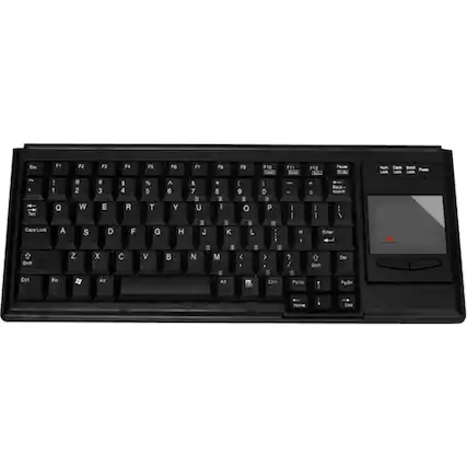 Front. TG3 Electronics - KBA-TG82-LTUUS TKL Wired Membrane Keyboard - Black.