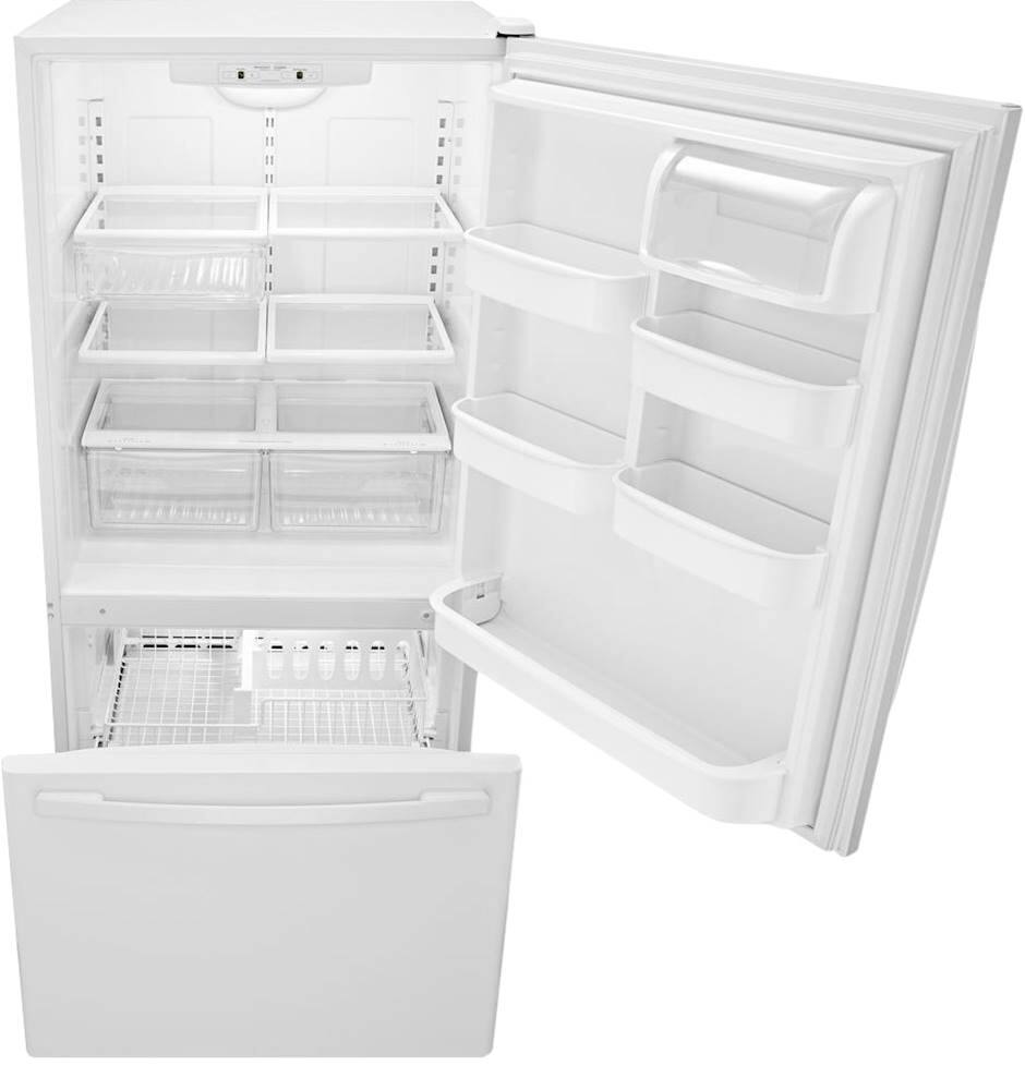 Alt View 11. Amana - 22.1 Cu. Ft. Bottom-Freezer Refrigerator - White.