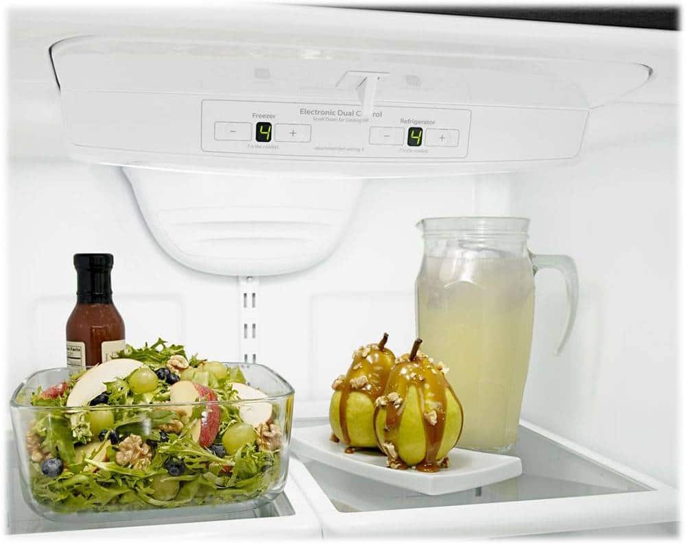 Alt View 12. Amana - 22.1 Cu. Ft. Bottom-Freezer Refrigerator - White.