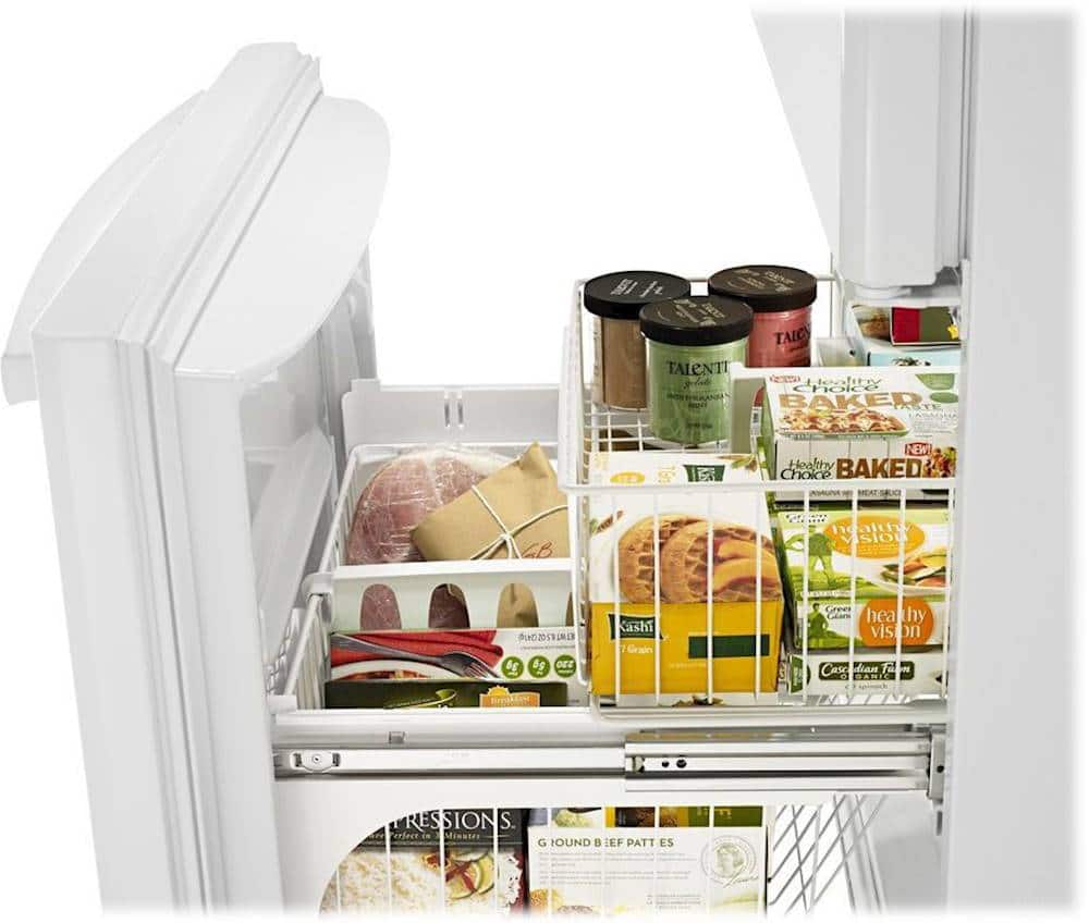 Alt View 14. Amana - 22.1 Cu. Ft. Bottom-Freezer Refrigerator - White.
