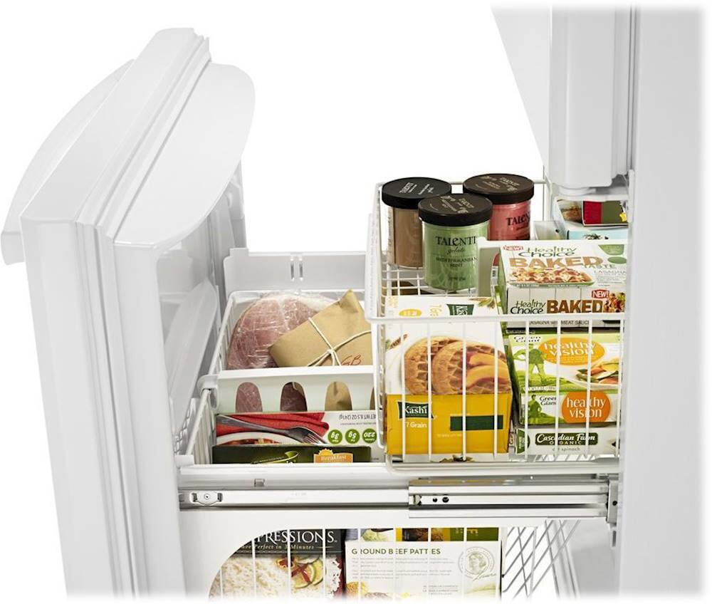 Alt View 14. Amana - 22.1 Cu. Ft. Bottom-Freezer Refrigerator - White.
