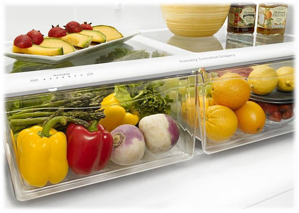 Alt View 15. Amana - 22.1 Cu. Ft. Bottom-Freezer Refrigerator - White.