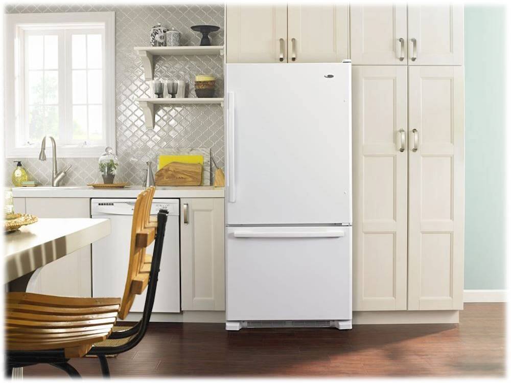 Alt View 16. Amana - 22.1 Cu. Ft. Bottom-Freezer Refrigerator - White.