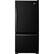 Front. Amana - 18.5 Cu. Ft. Bottom-Freezer Refrigerator - Black.