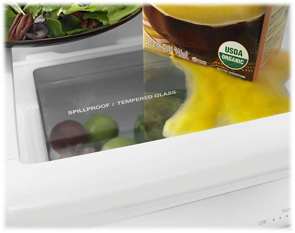 Alt View 13. Amana - 18.5 Cu. Ft. Bottom-Freezer Refrigerator - Black.