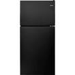 Amana - 18 Cu. Ft. Top-Freezer Refrigerator - Black - Larger Front