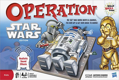 Details about   Operation Star Wars Edition Board Game 2012 MB  Replacement Parts 