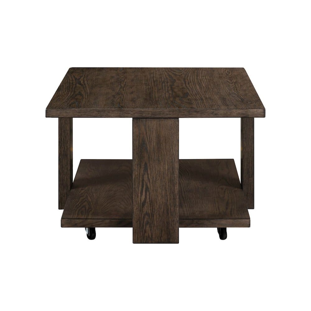 Liberty Furniture Industries - Harrison Cocktail Table for Living Room - Espresso Oak - Brown
