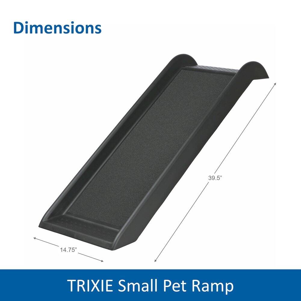 Dimensions  
39.5" x 14.75"  

TRIXIE Small Pet Ramp
