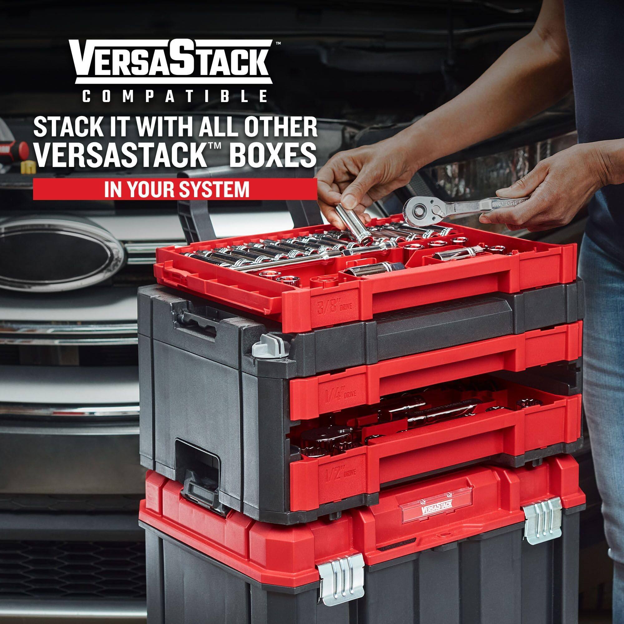VERSASTACK™ COMPATIBLE  
STACK IT WITH ALL OTHER VERSASTACK™ BOXES IN YOUR SYSTEM