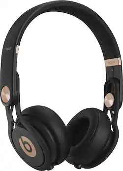 Beats Mixr On Ear Headphones Rose Gold/Black MHB52/A Best Buy