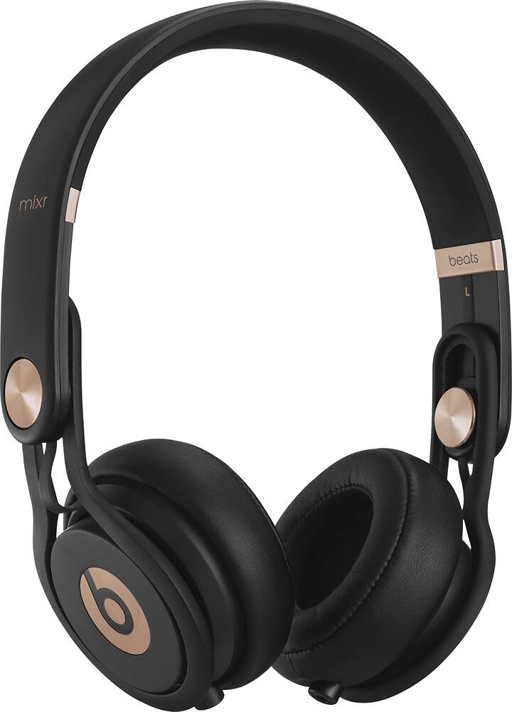 Beats Mixr On Ear Headphones Rose Gold/Black MHB52/A Best Buy