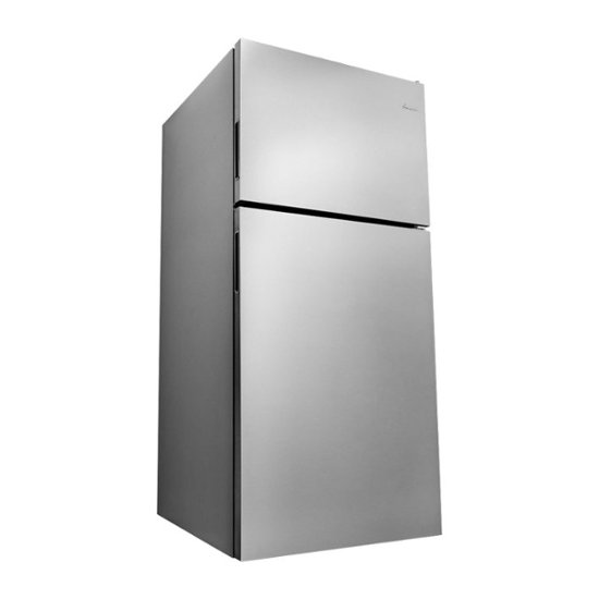 Amana 18 Cu. Ft. Top-Freezer Refrigerator Silver ART318FFDS - Best Buy