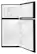 Alt View 1. Amana - 18 Cu. Ft. Top-Freezer Refrigerator - Black.