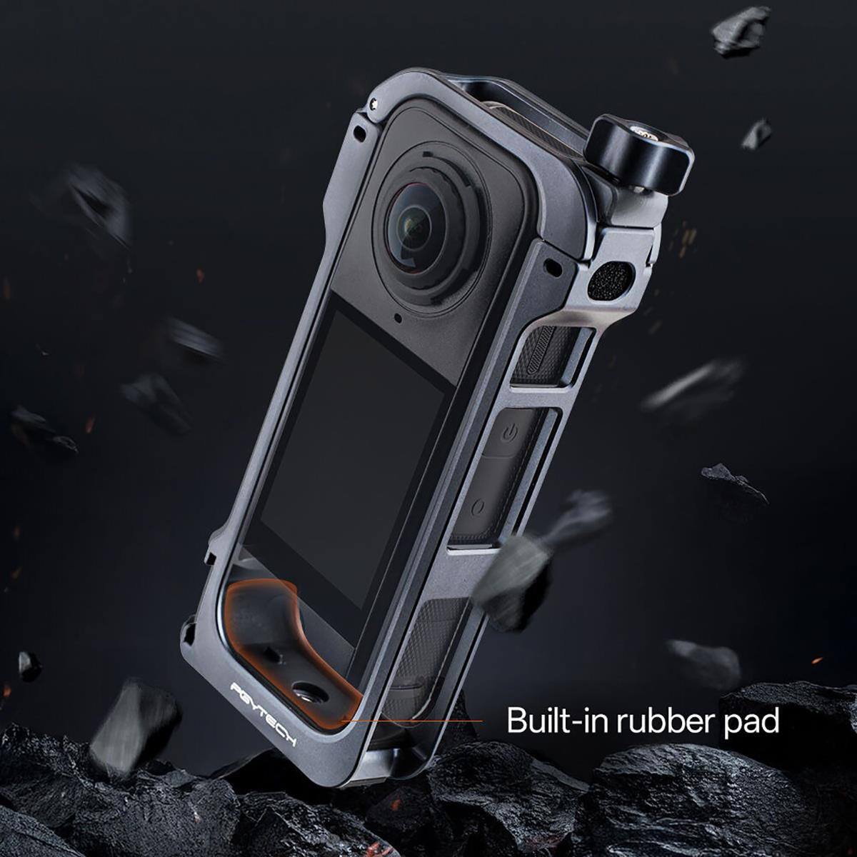 PGYTECH  
Built-in rubber pad