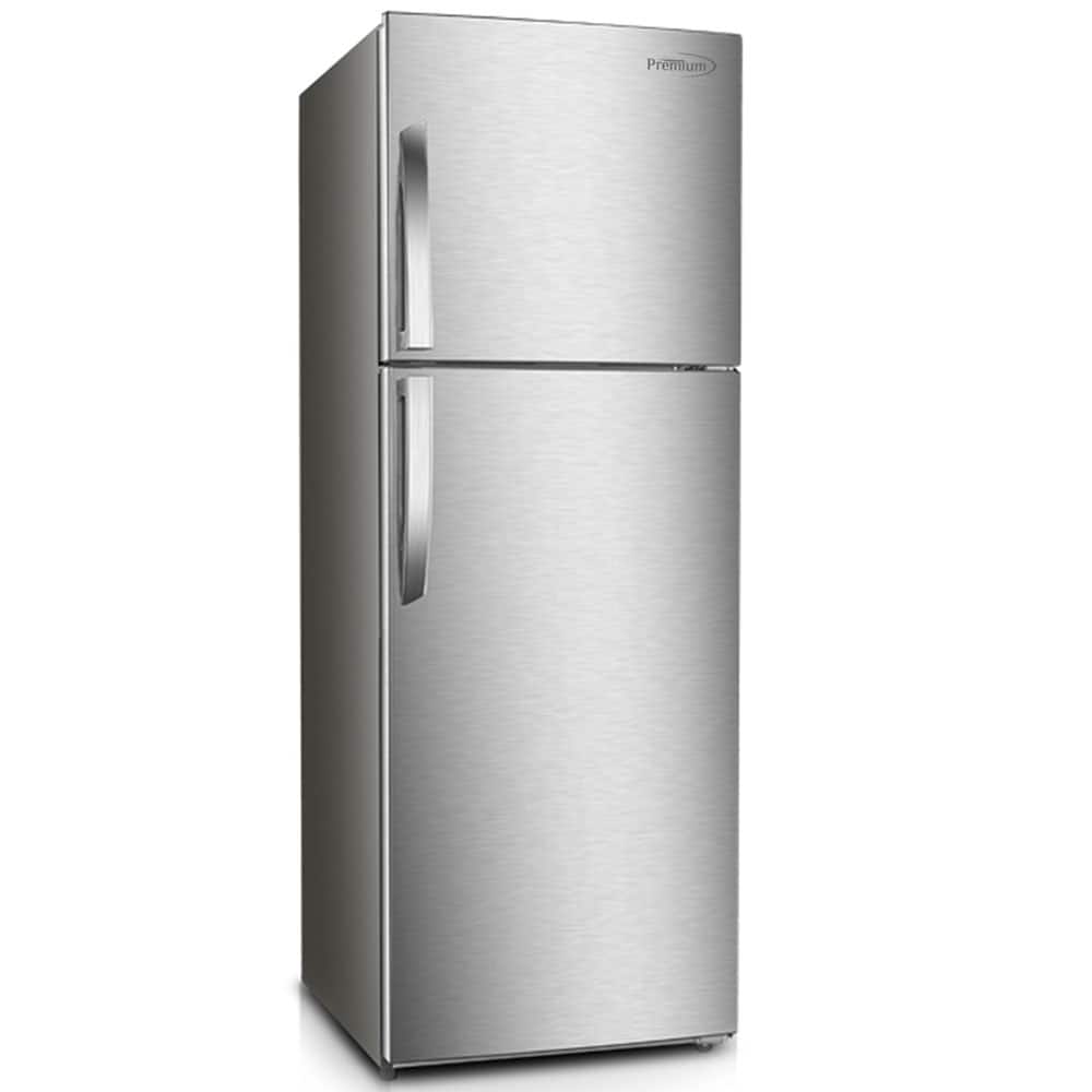 Premium Levella - 7.0 CuFt Top Freezer Frost-Free Refrigerator - Stainless Steel