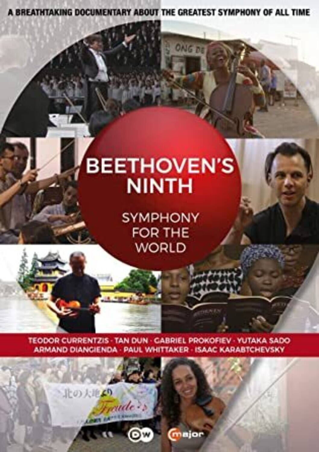 Front. Diangienda  Berger  Prokofiev  Karabtchevsky  Whittaker  Dun  Currentzis  Sado - Beethoven's Ninth   - DVD.