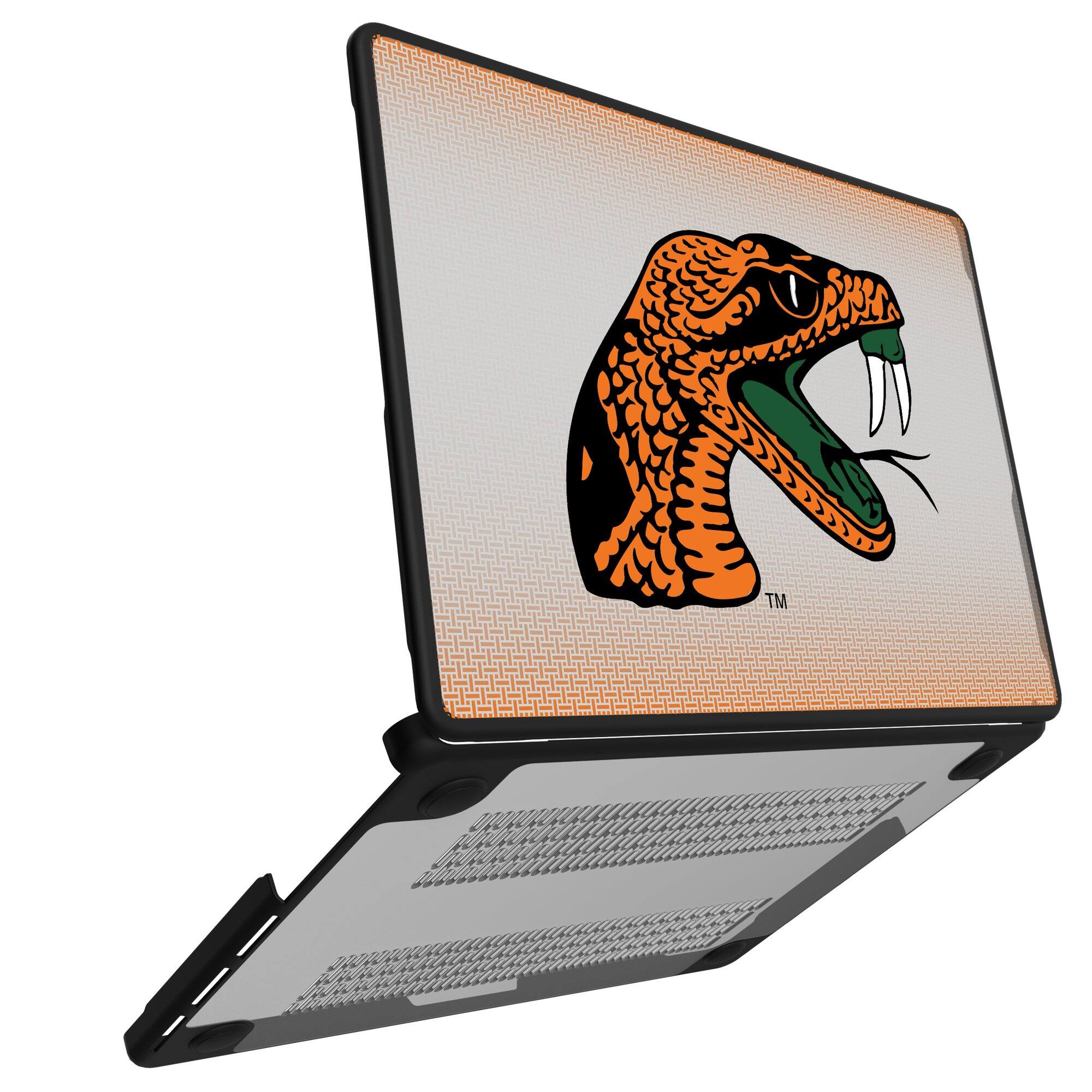 Alt View 1. Keyscaper - Florida A&M Rattlers Linen MacBook Case - Air 13 in - Multicolor.