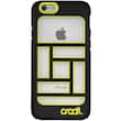 cradl. - Blocks Case for Apple iPhone 6 and 6s - Black - Larger Front