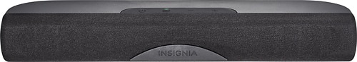 Insignia™ - 2.0-Channel Soundbar with Digital Amplifier - Black - Larger Front