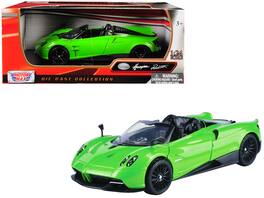 Pagani Huayra Roadster 1/24 Diecast Model Car by Motormax - Green