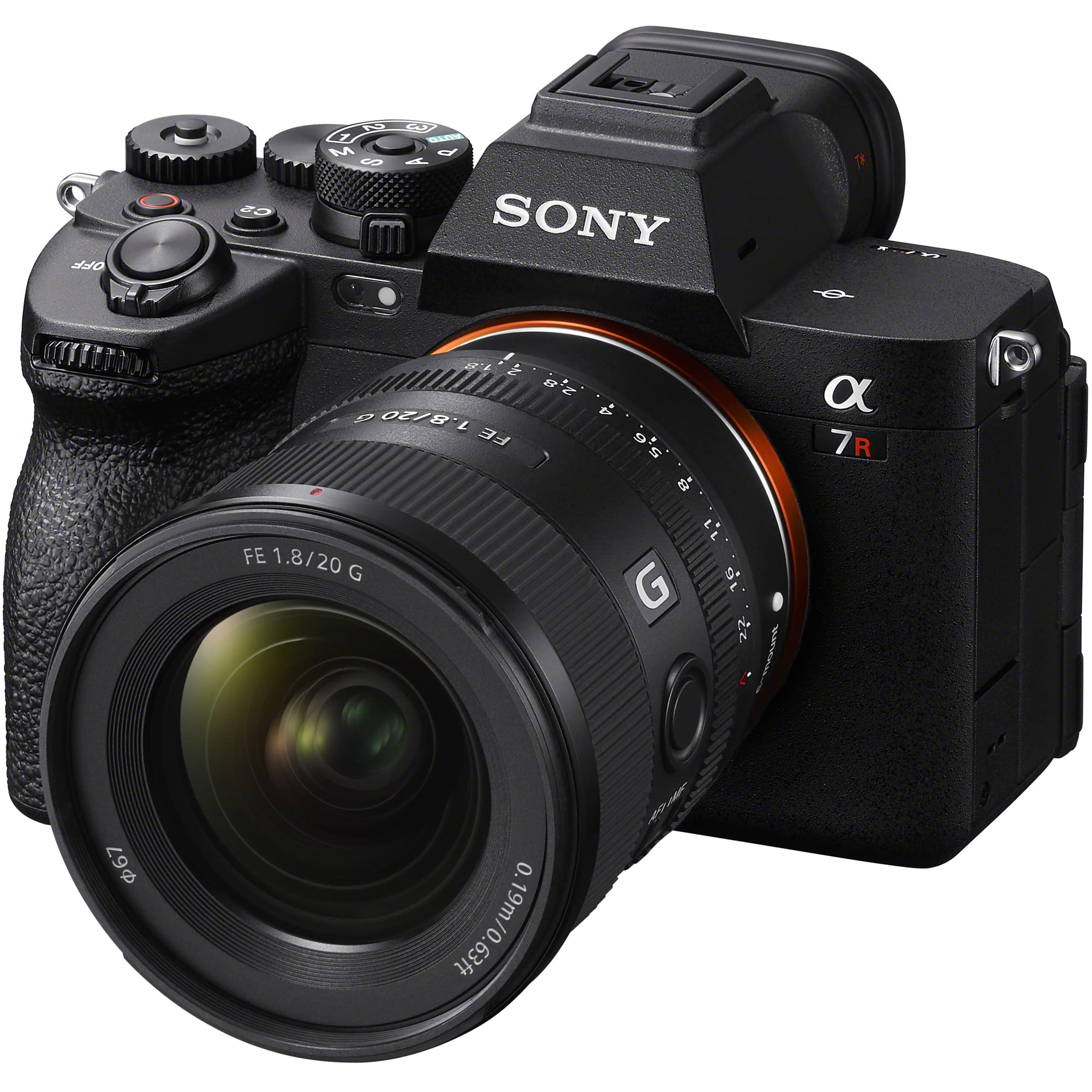SONY  
α 7R  
FE 1.8/20 G  
G  
19mm  
490g/17.3oz  
0.19m/0.63ft  
AA