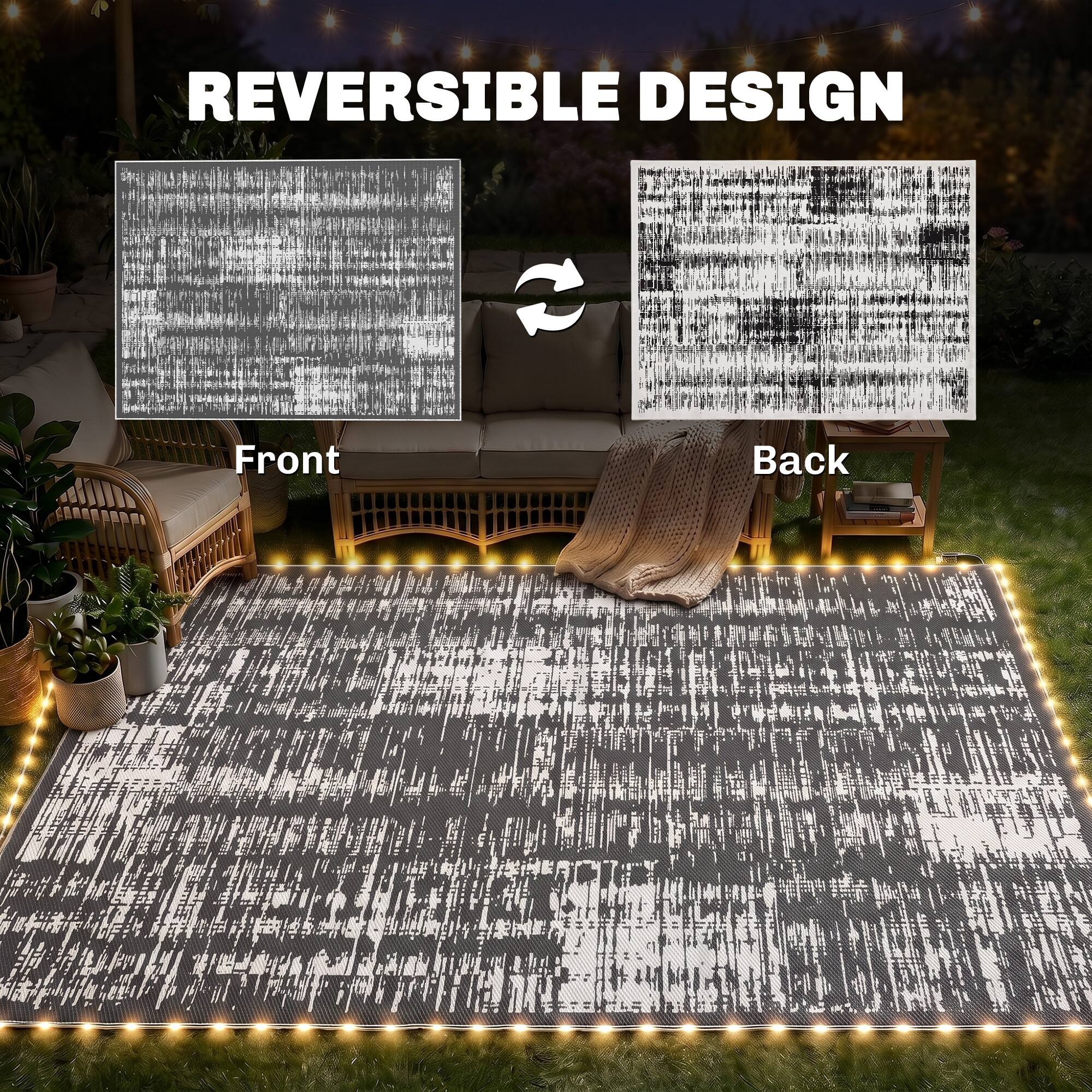 REVERSIBLE DESIGN

Front

Back
