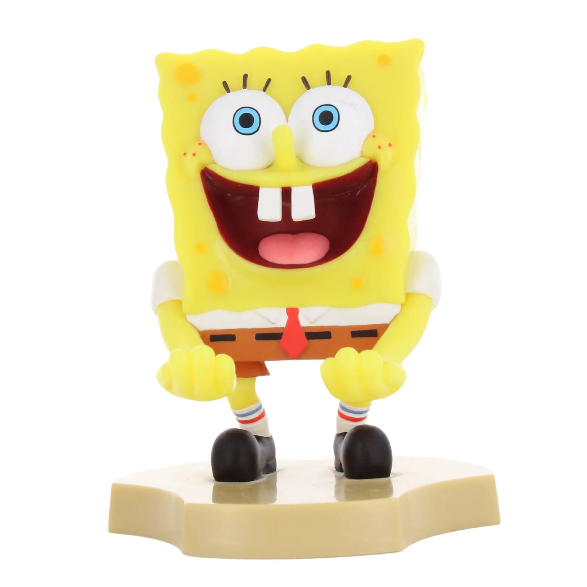 Front. Cable Guys by Exquisite Gaming - Cable Guys: Spongebob - Earbud & Phone Holder.