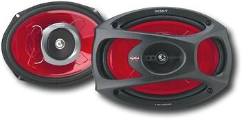 Angle Standard. Sony - Explod 6" x 9" 2-Way Car Speakers with Highly Oriented Polyolefine Cone (pair).