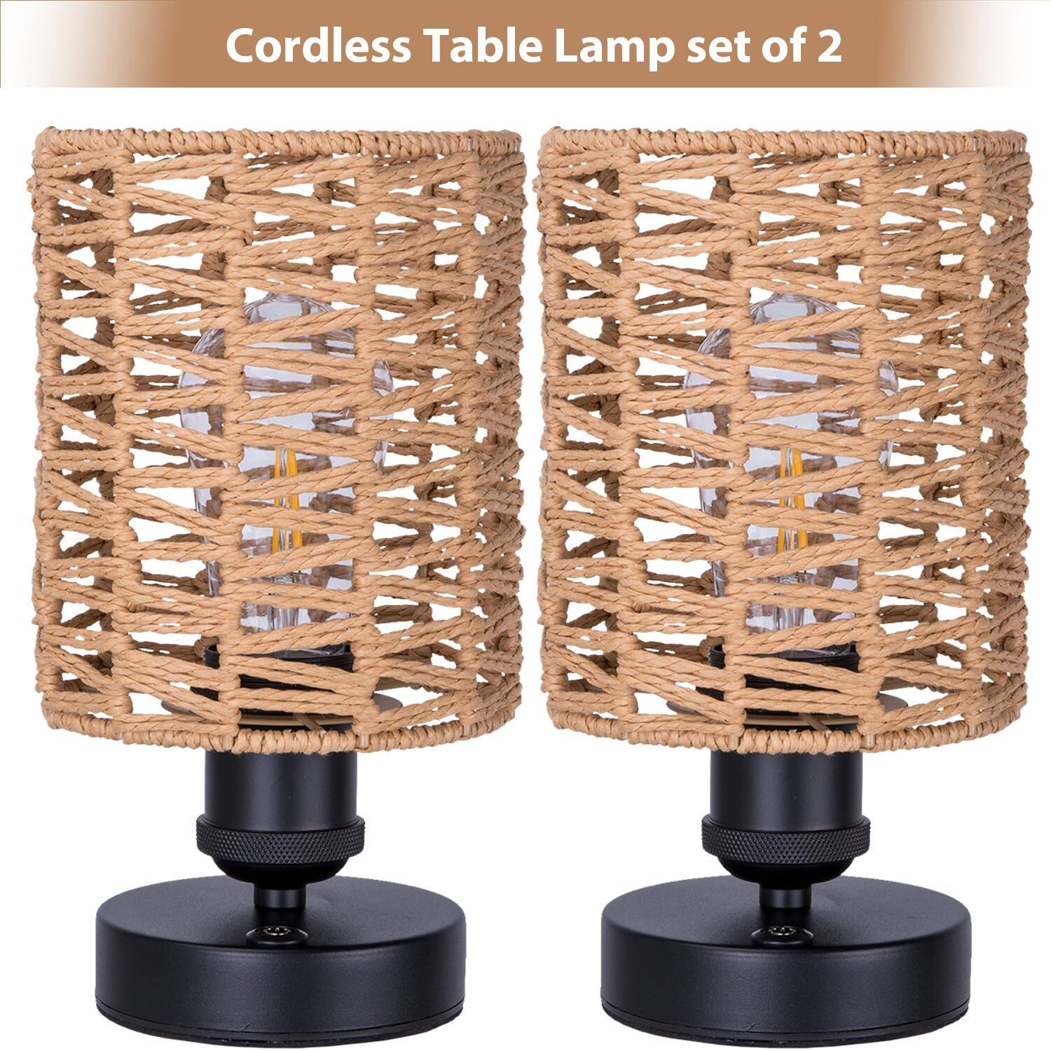Cordless Table Lamp set of 2