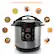 ENDLESS POSSIBILITIES Megachef STEAM SAUCE PRESSURE COOKER 8.8:8.8 CELA TER SALE MEP WNM -. CAP - - - DELAY TIMER BALOW &o CO -- MENU SELECT - START - H 1 E SEPWNT FOGURT ANL OUE PRESSURE M COOK DL