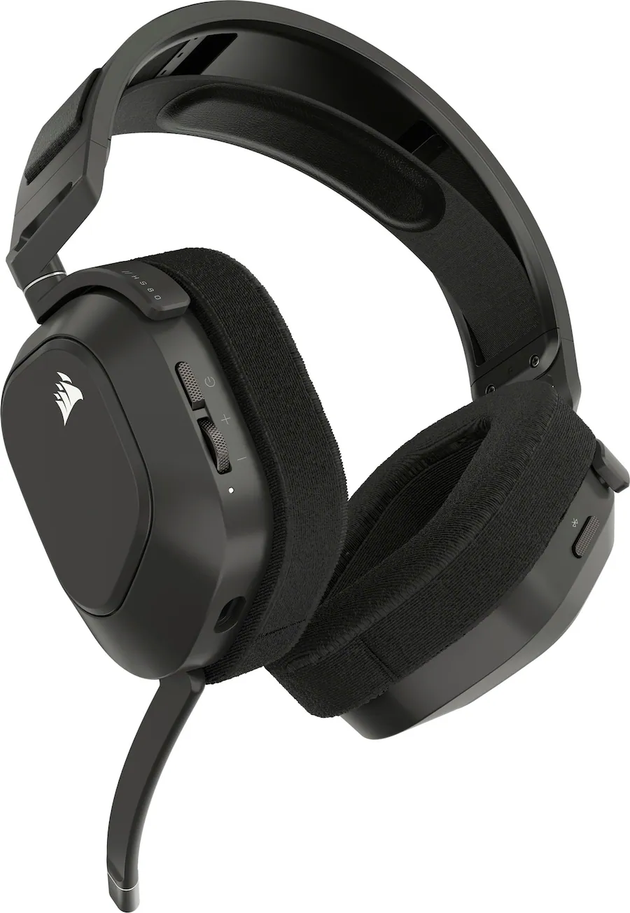 Gray Headset CORSAIR HS80 MAX Wireless Gaming Headset for Xbox, PC, Mac, PS5, PS4 ...