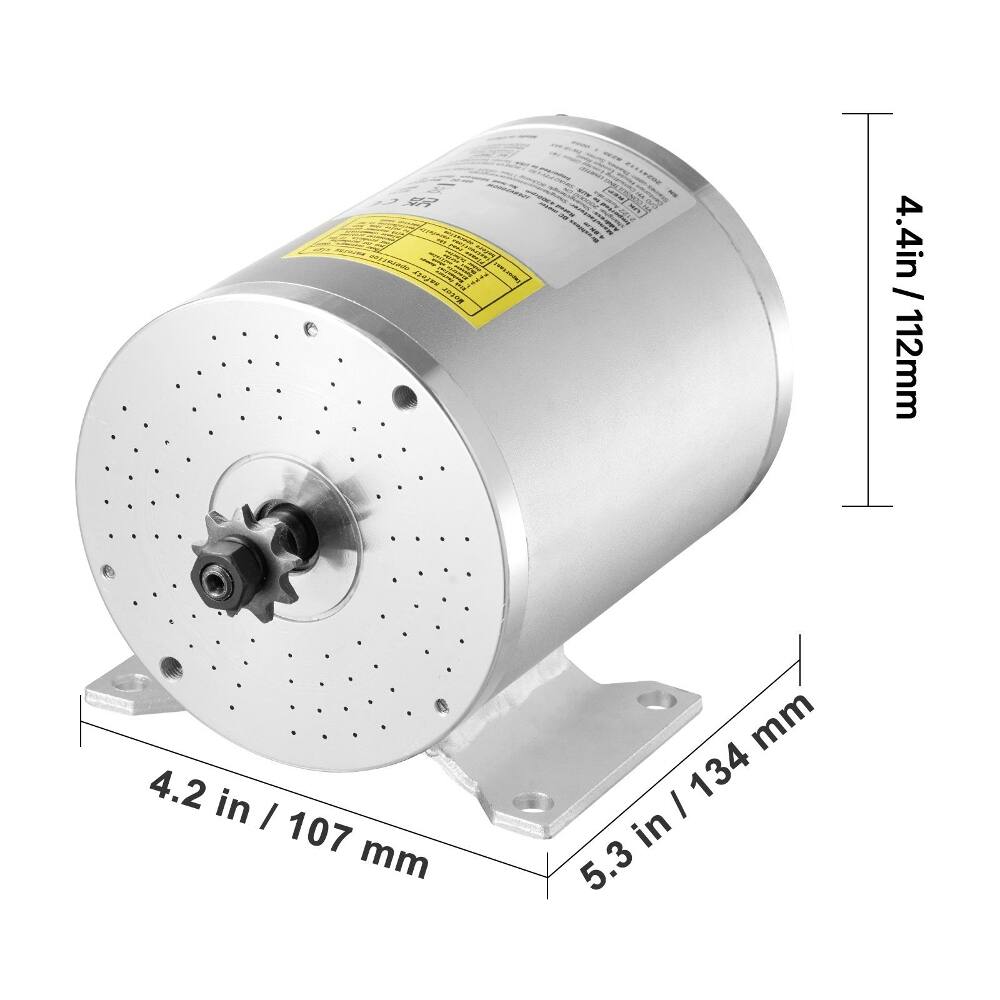 4.4 in / 112 mm  
4.2 in / 107 mm  
5.3 in / 134 mm