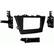 Front. Metra - Dash Kit for Select 2012-2016 Toyota Prius DIN - Matte Black.