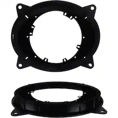 Front. Metra - Speaker Bracket for Select 2014-2019 Toyota Highlander - Black.