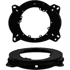 Front. Metra - Speaker Bracket for Select 2004-2019 Toyota Highlander Sequoia Solara - Black.