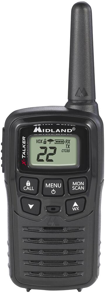 Left. Midland - X-TALKER T10 WALKIE TALKIE - Black.