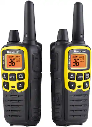 Angle. Midland - Midland X-TALKER 32-Mile 36-channel FRS/GMRS 2-Way Radios (Pair).