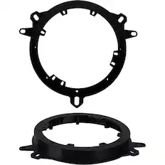 Front. Metra - Speaker Bracket for Select 1997-2023 Toyota Nissan Subaru Volkswagen Lexus Mitsubishi - Black.