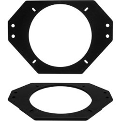Metra - Mounting Ring for Speaker - Black - Front_Zoom