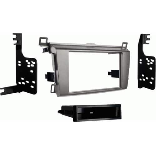 Front. Metra - Dash Kit for Select 2013-2018 Toyota RAV4 DIN - Gray.